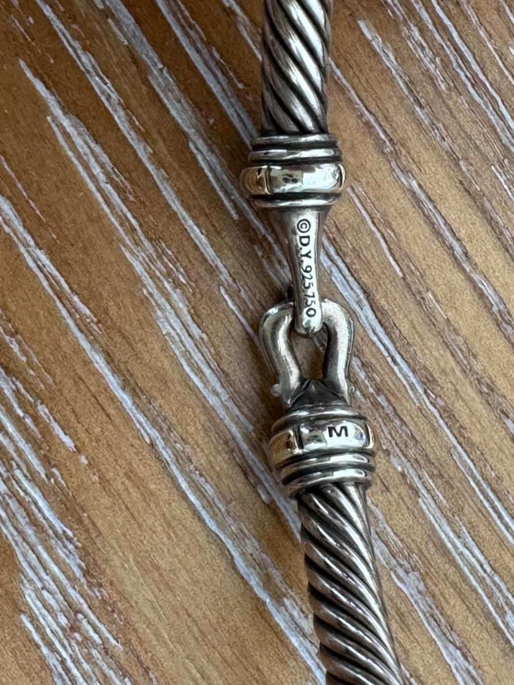 2 Authentic David Yurman Bracelets - Size Medium - Picture 7 of 7
